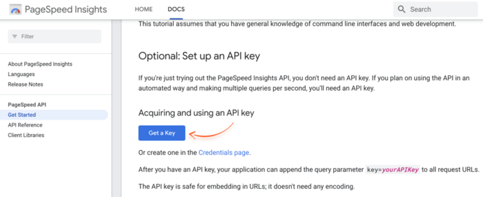 API key