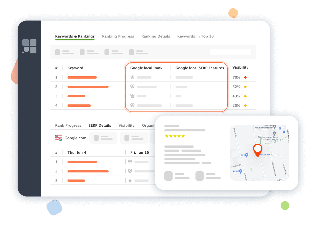 Checking Local Pack and Google maps rankings