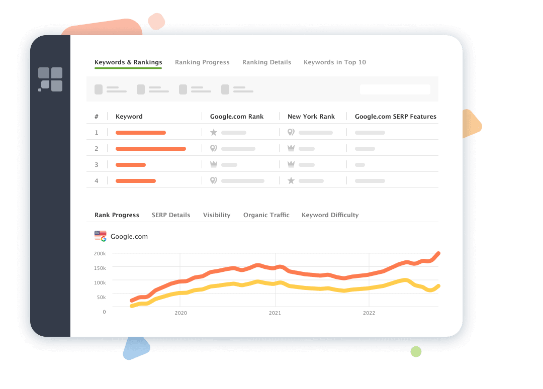 Localized rank tracking reports